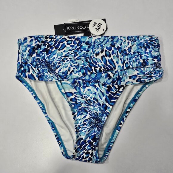 La Blanca Aquatic Nature Shirred Band Hipster Bikini Bottom - Picture 5 of 8